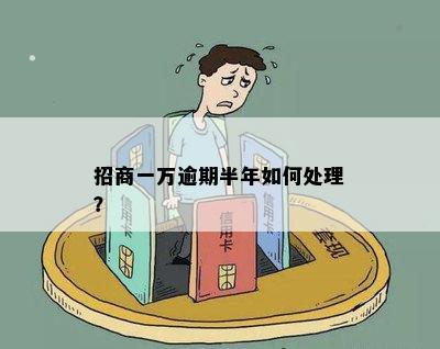 招商一万逾期半年如何处理？