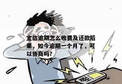 逾期怎么收费及还款后果，如今逾期一个月了，可以协商吗？