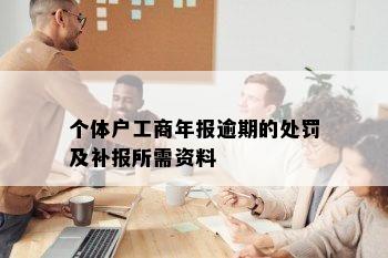 个体户工商年报逾期的处罚及补报所需资料