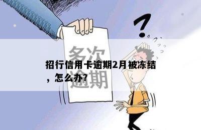 招行信用卡逾期2月被冻结，怎么办？