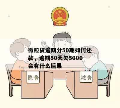 微粒贷逾期分50期如何还款，逾期50天欠5000会有什么后果