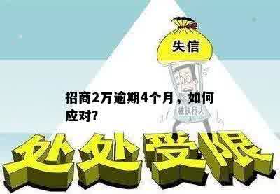 招商2万逾期4个月，如何应对？