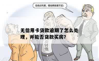 无信用卡贷款逾期了怎么处理，并能否贷款买房？