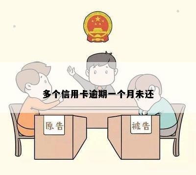 多个信用卡逾期一个月未还