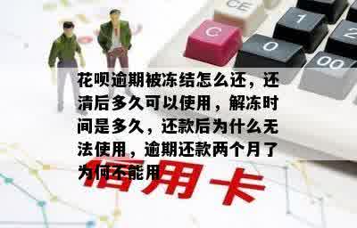 花呗逾期被冻结怎么还，还清后多久可以使用，解冻时间是多久，还款后为什么无法使用，逾期还款两个月了为何不能用