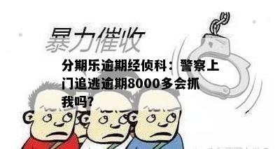 分期乐逾期经侦科：警察上门追逃逾期8000多会抓我吗？