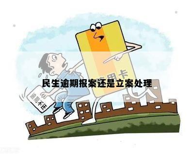 民生逾期报案还是立案处理