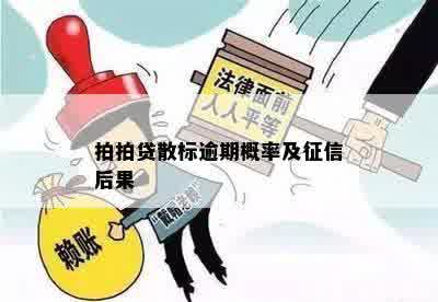 拍拍贷散标逾期概率及征信后果