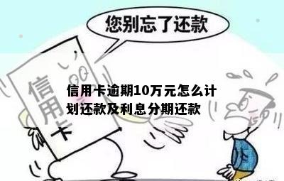 信用卡逾期10万元怎么计划还款及利息分期还款