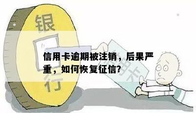 信用卡逾期被注销，后果严重，如何恢复征信？