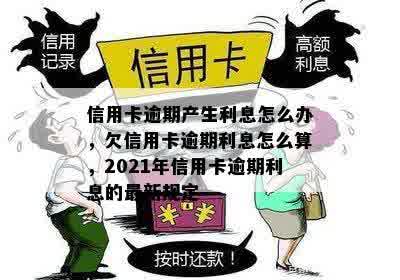 信用卡逾期产生利息怎么办，欠信用卡逾期利息怎么算，2021年信用卡逾期利息的最新规定