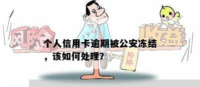 个人信用卡逾期被公安冻结，该如何处理？