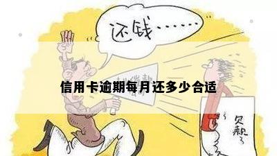 信用卡逾期每月还多少合适