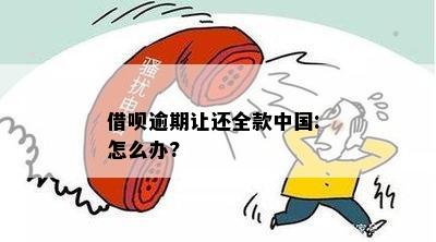 借呗逾期让还全款中国: 怎么办?