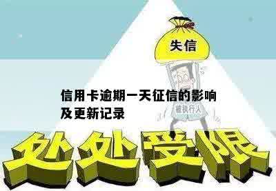 信用卡逾期一天征信的影响及更新记录