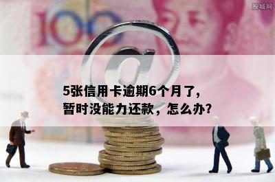 5张信用卡逾期6个月了,暂时没能力还款，怎么办？