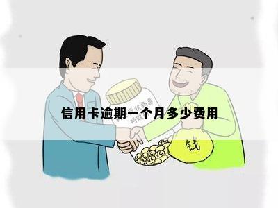 信用卡逾期一个月多少费用