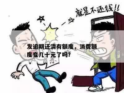 发逾期还清有额度，消费额度变几十元了吗？