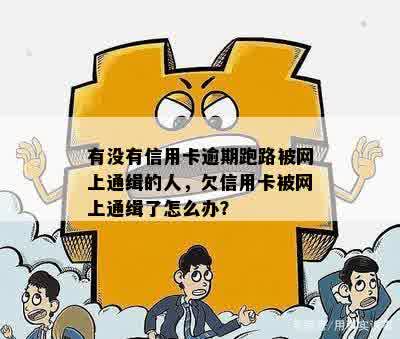 有没有信用卡逾期跑路被网上通缉的人，欠信用卡被网上通缉了怎么办？