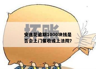 安逸花逾期1000块钱是否会上门催收或上法院？