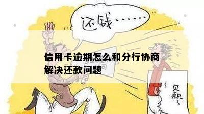 信用卡逾期怎么和分行协商解决还款问题