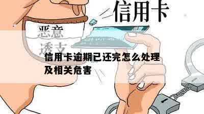 信用卡逾期已还完怎么处理及相关危害