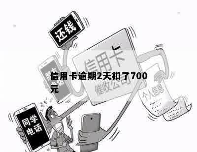 信用卡逾期2天扣了700元