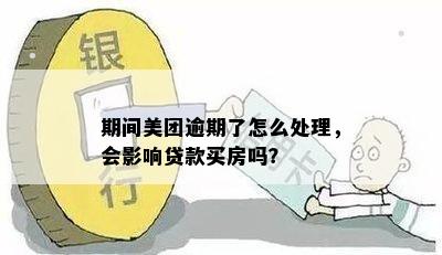 期间美团逾期了怎么处理，会影响贷款买房吗？