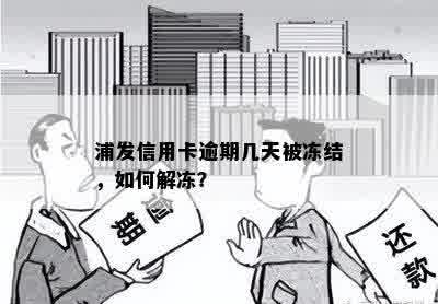 浦发信用卡逾期几天被冻结，如何解冻？