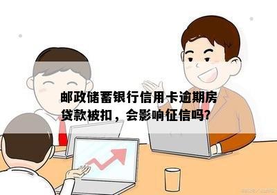 邮政储蓄银行信用卡逾期房贷款被扣，会影响征信吗？