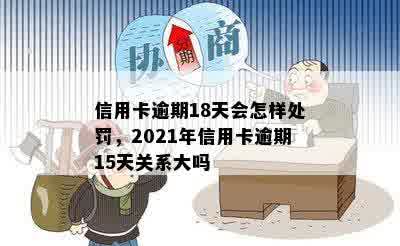 信用卡逾期18天会怎样处罚，2021年信用卡逾期15天关系大吗