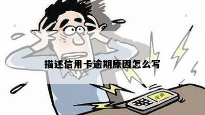 描述信用卡逾期原因怎么写