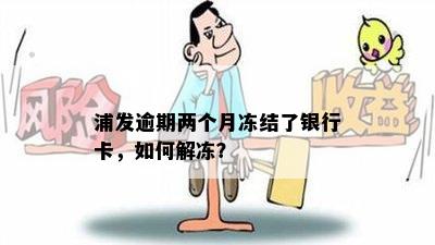 浦发逾期两个月冻结了银行卡，如何解冻？