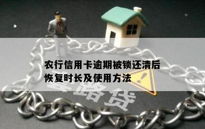 农行信用卡逾期被锁还清后恢复时长及使用方法