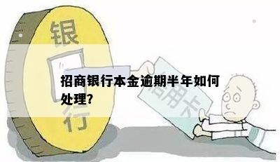 招商银行本金逾期半年如何处理？