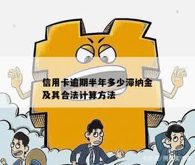 信用卡逾期半年多少滞纳金及其合法计算方法