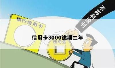 信用卡3000逾期二年