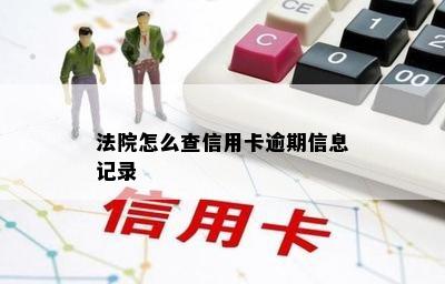 法院怎么查信用卡逾期信息记录