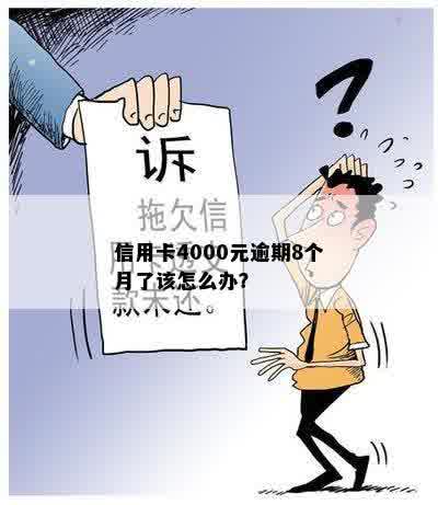 信用卡4000元逾期8个月了该怎么办？