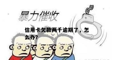 信用卡欠款两千逾期了，怎么办？