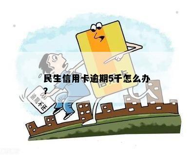 民生信用卡逾期5千怎么办？