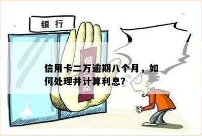 信用卡二万逾期八个月，如何处理并计算利息？