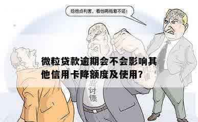 微粒贷款逾期会不会影响其他信用卡降额度及使用？