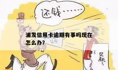 浦发信用卡逾期有事吗现在怎么办？