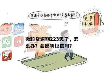 微粒贷逾期223天了，怎么办？会影响征信吗？