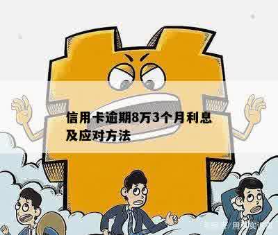 信用卡逾期8万3个月利息及应对方法