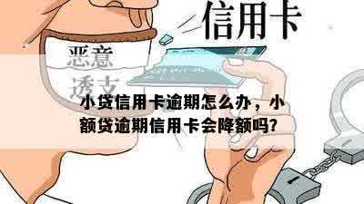 小贷信用卡逾期怎么办，小额贷逾期信用卡会降额吗？