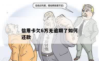 信用卡欠6万无逾期了如何还款