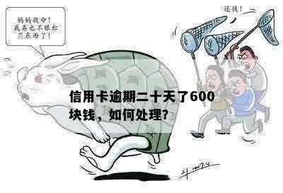 信用卡逾期二十天了600块钱，如何处理？