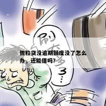 微粒贷没逾期额度没了怎么办，还能借吗？